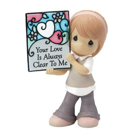 - Precious Moments, Your Love Is Always Clear To Me Bisque Porcelain Figurine, 154054