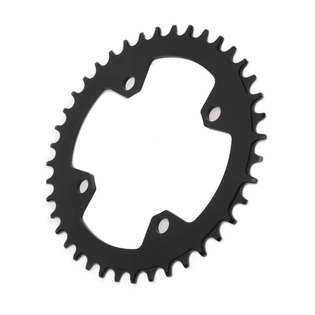 Bicycle Single Chainring, Aluminum Alloy 104 BCD 40T Round Narrow Wide Chainring Cycling Accessory