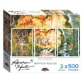 thumbnail image 3 of Cra-Z-Art Abraham Hunter Triptych 1500-Piece Forest Enchantment Adult Jigsaw Puzzle, 3 of 7