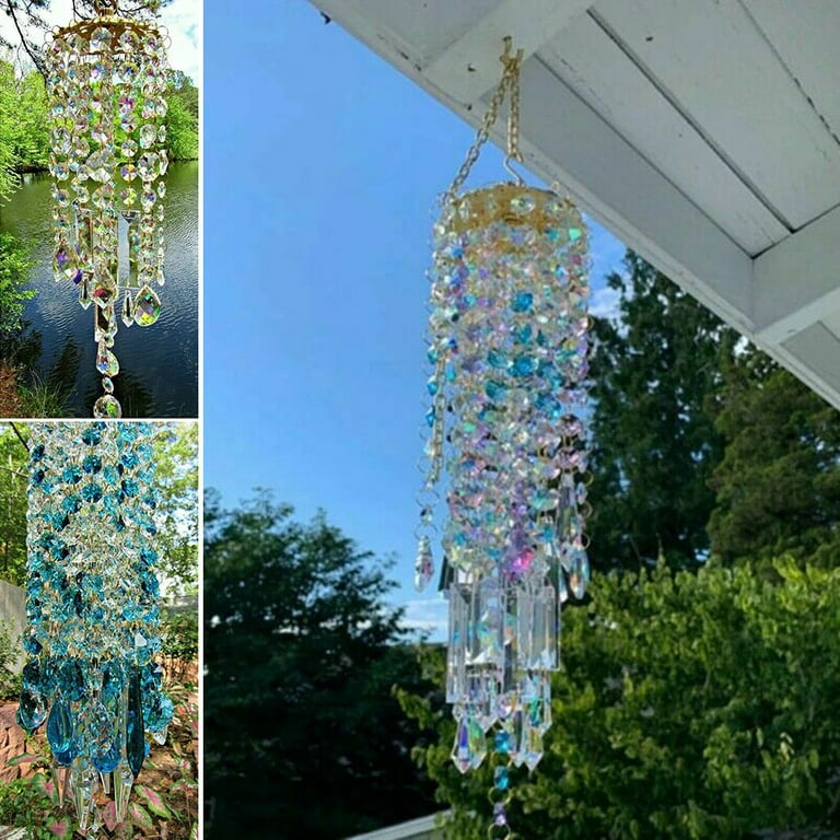  Tradder 6 Pcs Diamond Art Wind Chimes Diamond Art Ocean  Christmas Ornament Double Sided Sea Animal Ornaments with Crystal Pendant  for Adults Kids Home Garden Window Decor Garden : Arts, Crafts