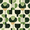 Green Circle, variant on Yayeee Tablecloths for Rectangular Tables 54 x 54 inch Party Table Cover, Green Geometric