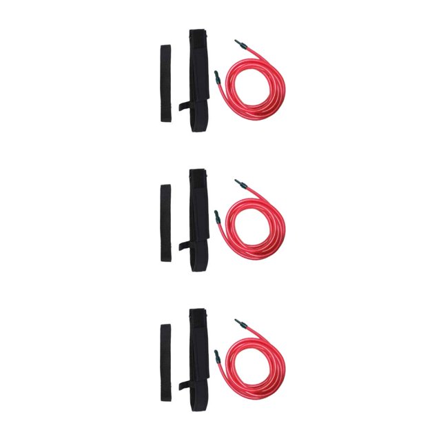 Guardoinrt Adjustable Swim Training Belt Key To Unlocking Swimming Potential Comfortable red-3meters 3Set