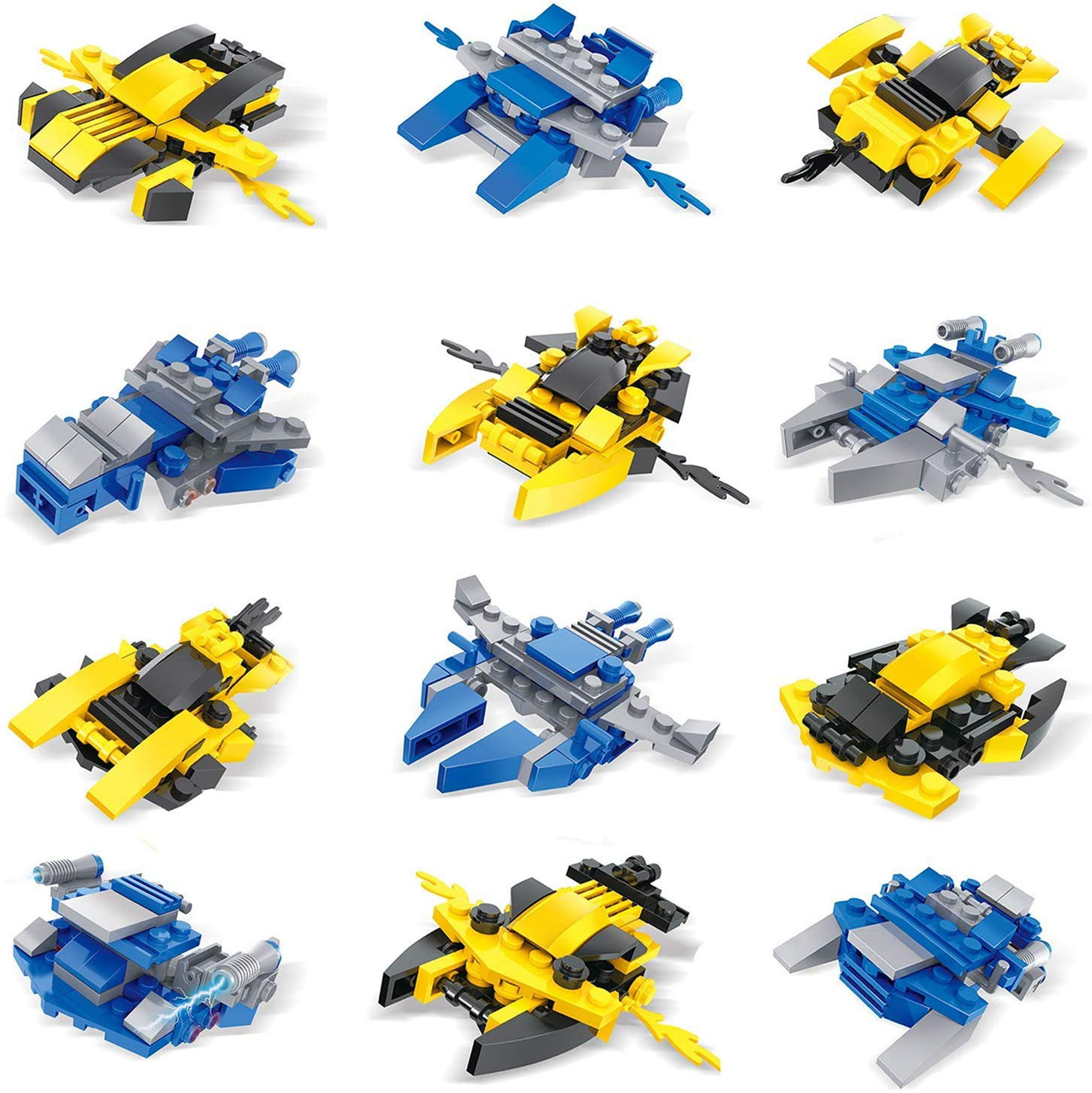 12 Boxes Mini Building Blocks Sets for Kids Party Favors F116