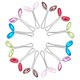 thumbnail image 1 of 12Pcs Multicolor Oval Pearl Muslim Hijab Scarf Metal U Clip Headscarf Brooch Pin, 1 of 4