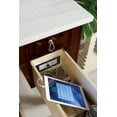 thumbnail image 2 of James Martin Furniture 161-V60S-VV-AF-MC 60 in. Castilian Vintage Vanilla ADA Makeup Table with 3 cm Arctic Fall Solid Surface Top, No Cut-out, 2 of 7