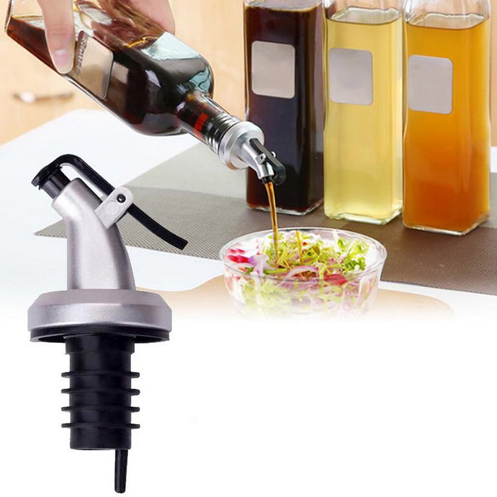 NE_ 4PCS Bottle Pourer Pour Spout Stopper Liquor PP Oil Vinegar Wine Dispenser H