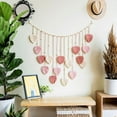 thumbnail image 1 of Macrame Wall Hanging, Handcrafted Green Tapestry With Woven Feather Yarn For Boho Home Decor, Aesthetic Color Harmony And Expert Craftsmanship For Living Room, Bedroom, Hallway, Entryway (120 cm), 1 of 5