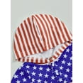 thumbnail image 5 of Bagilaanoe 4th of July Clothes for Toddler Baby Boys Short Sleeve Stars Stripes Print Hoodie Tops + Shorts 6M 12M 18M 24M 3T Kids Independence Day Outfits 2pcs Short Pants Set, 5 of 9