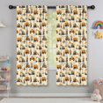 thumbnail image 5 of Blackout Kids Curtains,Cartoon Construction Vehicles Workers Beige Pattern Childrens Insulated Curtains Set Of 2,Bedroom Essentials,Toddler Room Decor 42"x63", 5 of 5