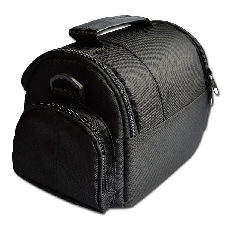 Large Deluxe Camera Bag Case For Canon EOS Rebel T7i, T7, T6 – Padded Carry Bag With Strap