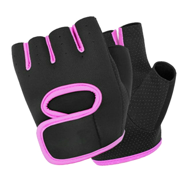 par de guantes de fitness, equipo deportivo para hombres y mujeres, ejercicio con mancuernas, levantamiento de guantes de medio dedo, entrenamiento Zhivalor BST3058074-3