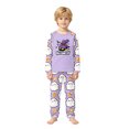 thumbnail image 2 of Family Pajamas Matching Sets - 2 piece Ghost Print Long Sleeve Top and Pants ,Funny Cartoon Family Halloween Pajamas for Halloween Night for 90 Pjs, 2 of 7