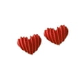 thumbnail image 3 of Pendientes de corazón Jumpingount para mujer joyería pequeño para oreja Rojo AP011606-01, 3 of 6