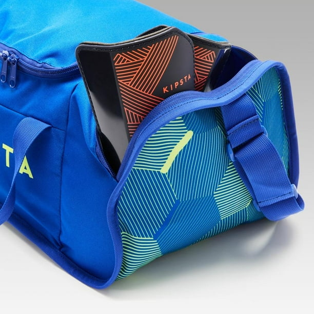 Maleta Deportiva Decathlon Kipsta Kipocket Azul y Amarilla