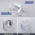 thumbnail image 3 of Toilet Paper Holder Strong Roller Toilet Paper Holder, Self-Adhesive, Silver Metal, 3 of 5