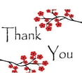 thumbnail image 2 of CafePress - Red Cherry Blossoms Thank You Mug - 11 oz Ceramic Mug - Novelty Coffee Tea Cup, 2 of 4
