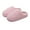 Pink, variant on Women's Fuzzy Slip on Slippers Memory Foam Plush House Shoes Comfy Indoor Outdoor Bedroom Slides White 8