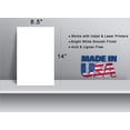 thumbnail image 4 of 8 1/2" x 14" Bright White Colored Card Stock Legal Size - 50 Sheets Pack - 65lb Cover, 4 of 4