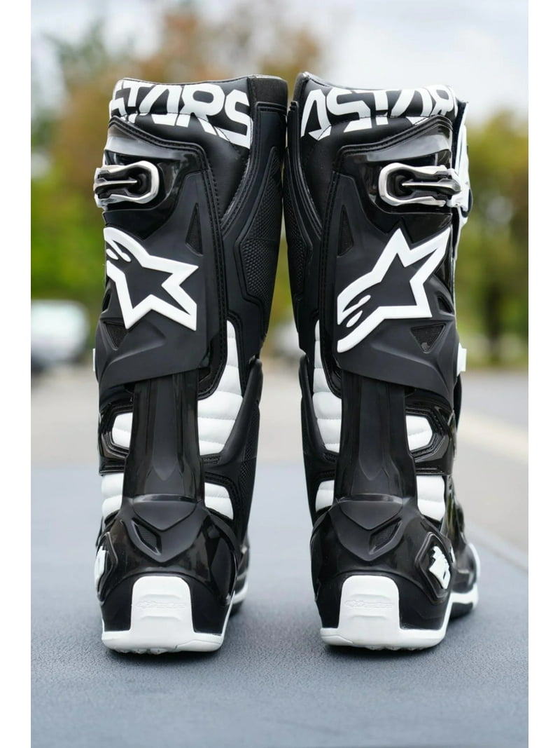 Alpinestars Tech 10 Mens MX Offroad Boots Black/White 7 USA