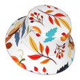 thumbnail image 3 of Naloa Autumn Pumpkins Fall Leaves Reflective Double-Sided Bucket Hat, Sun Hat, Soft and Breathable for Gardening, Beaching, Camping, Hiking, Fishing, 3 of 9