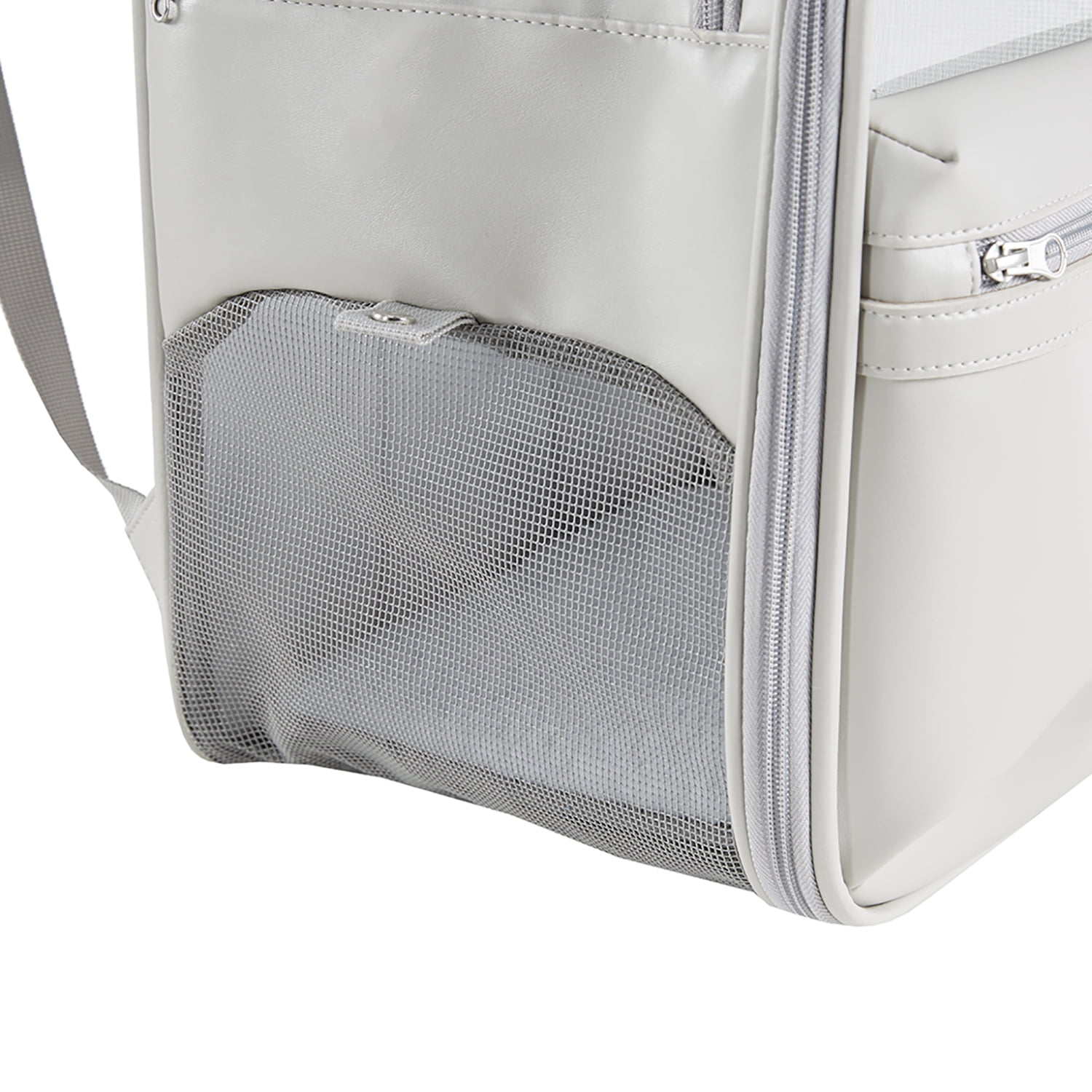 Pefilos 15.5" Pet Carrier Backpack for Small Cats and Dogs, Pet Bag, Ventilated Design, Designed for Travel, Hiking, Outdoor Use, Gray Pefilos 15.5" Pet Carrier Backpack for Small Cats and Dogs, Pet Bag, Ventilated Design, Designed for Travel, Hiking, Outdoor Use, Gray
