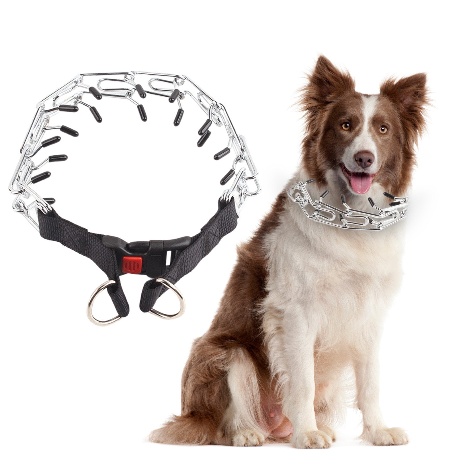 Quick Release Working Dog Training Collars CBFFDC Metal D-ring Dog