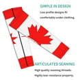 thumbnail image 4 of Cooling Compression Arm Sleeves Canada Flag Sun Protection Sport Arm Sleeves For Men Women Baseball Basketball Running, 4 of 6