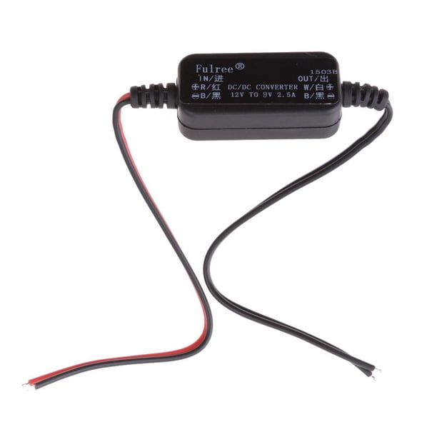 Módulo Convertidor de Potencia de Automóvil (12V a 9V 2.5A) - Adaptador de Salida de Potencia Reducida para Auto, Protección para Automóviles Zulema Módulo de potencia reductor de CC-CC