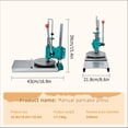 Manual Pizza Dough Press Machine, 9.5