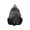 A【Black】, variant on Y2K Star Denim Backpack for Women and Men, Gothic Grunge Bookbag, Punk Emo Aesthetic Daypack for Daily Use