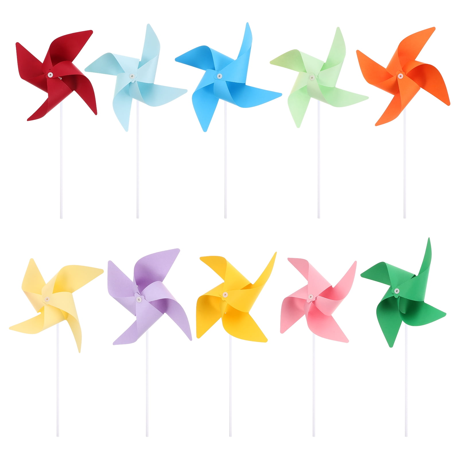 moulins à Vent Blanc pour Enfants DIY Kit, 15 pcs Kit de moulins à Vent à décorer, Moulins à Vent Jardin Exterieur, pour Moulin à Vent Graffiti Jouets Maternelle Maison École Projets