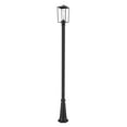 thumbnail image 3 of Z-Lite 594Phmr-519P Sheridan 18" Tall Outdoor Single Head Post Light - Black, 3 of 8