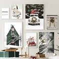thumbnail image 4 of Arte de pared pintura en lienzo regalo de Navidad, casa verde, ciervo, ardilla, carteles nórdicos e impresiones, imágenes de pared para decoración de sala de estar, 4 of 4