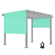 8x16 Ft Universal Pergola Canopy Replacement Cover Sun Shade Rod Pocket Patio