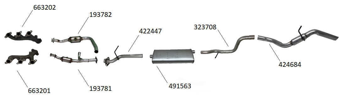 Davico Mfg 193782 Direct-Fit Catalytic Converter