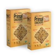 Organic Primal Thin Crackers Parmesan (2 pack)