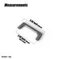 thumbnail image 7 of Goo-Ki 3''(76mm) Hole Center Weathered Nickel Cabinet Pulls, Zinc Alloy Minimalist Style Cabinet Handles for Drawer,Dresser,Cupboard Wardrobe Cabinet,6 Pack, 7 of 7