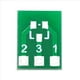 thumbnail image 5 of 100 Piezas SOT23 SOT23-3 Gira SIP3 Doble Cara SMD Gira DIP SIP3 Adaptador Placa Convertidora SOT SIP IC Enchufe PCB Tablero DIY Kit, 5 of 5