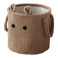 thumbnail image 3 of Cesta para juguetes de perro, organizador de almacenamiento para mascotas, contenedor de almacenamiento de accesorios, juguetes para mascotas Café M, 3 of 7