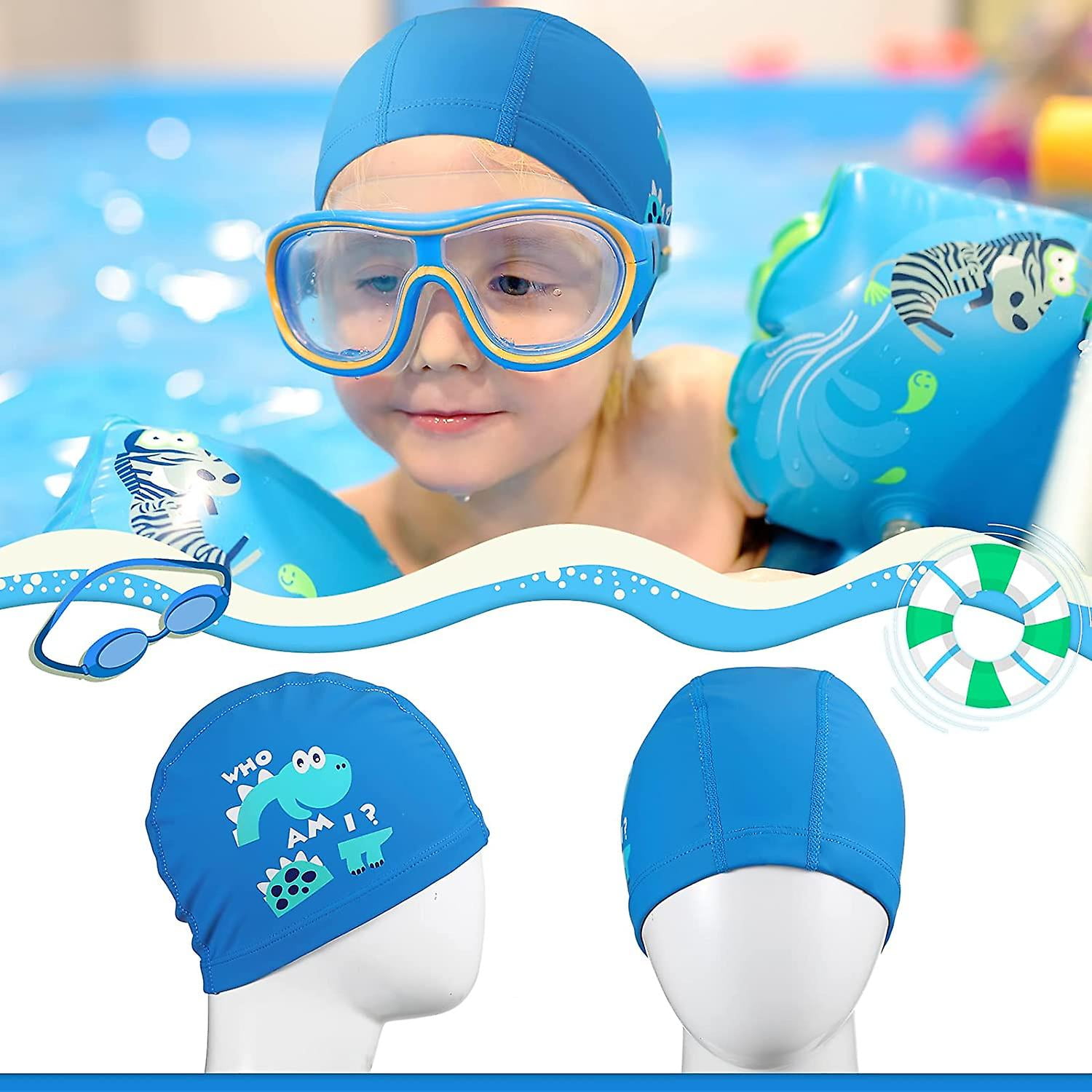 Swim cap for 4 year old sale