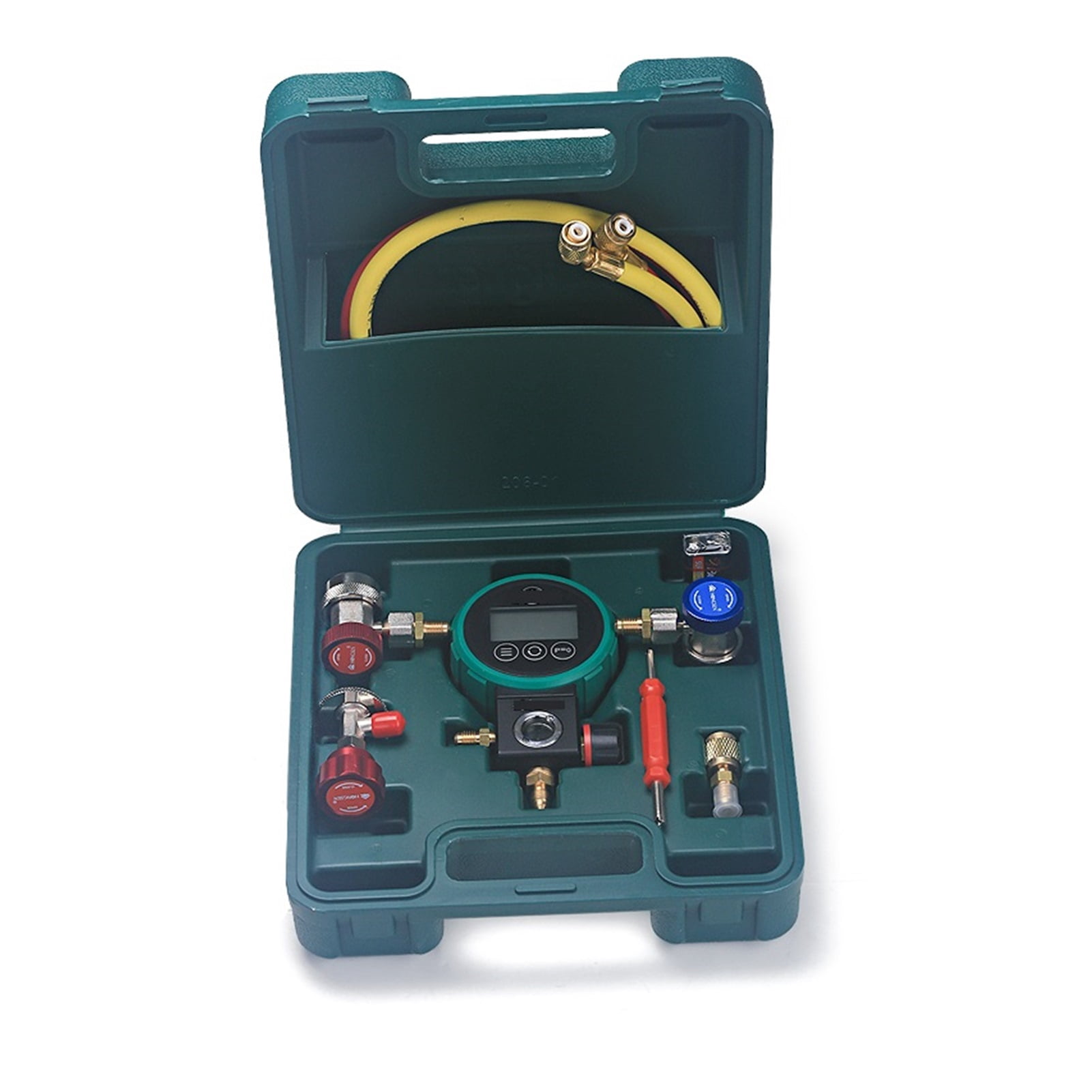Refrigerant Pressure Gauge Manifold Digital Refrigeration Tester Vacuum Meter HVAC Tester Freon Pressure R134A R410 R22