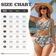 thumbnail image 5 of XYZCANDO Couple Matching Beach Set Summer Swimwear Men's Swim Trunks & Women's Drawstring Side Bikini Set Duck Camouflage Hawaiian Style Outfit for Beach Pool Honeymoon Vacation Outfit, 5 of 6