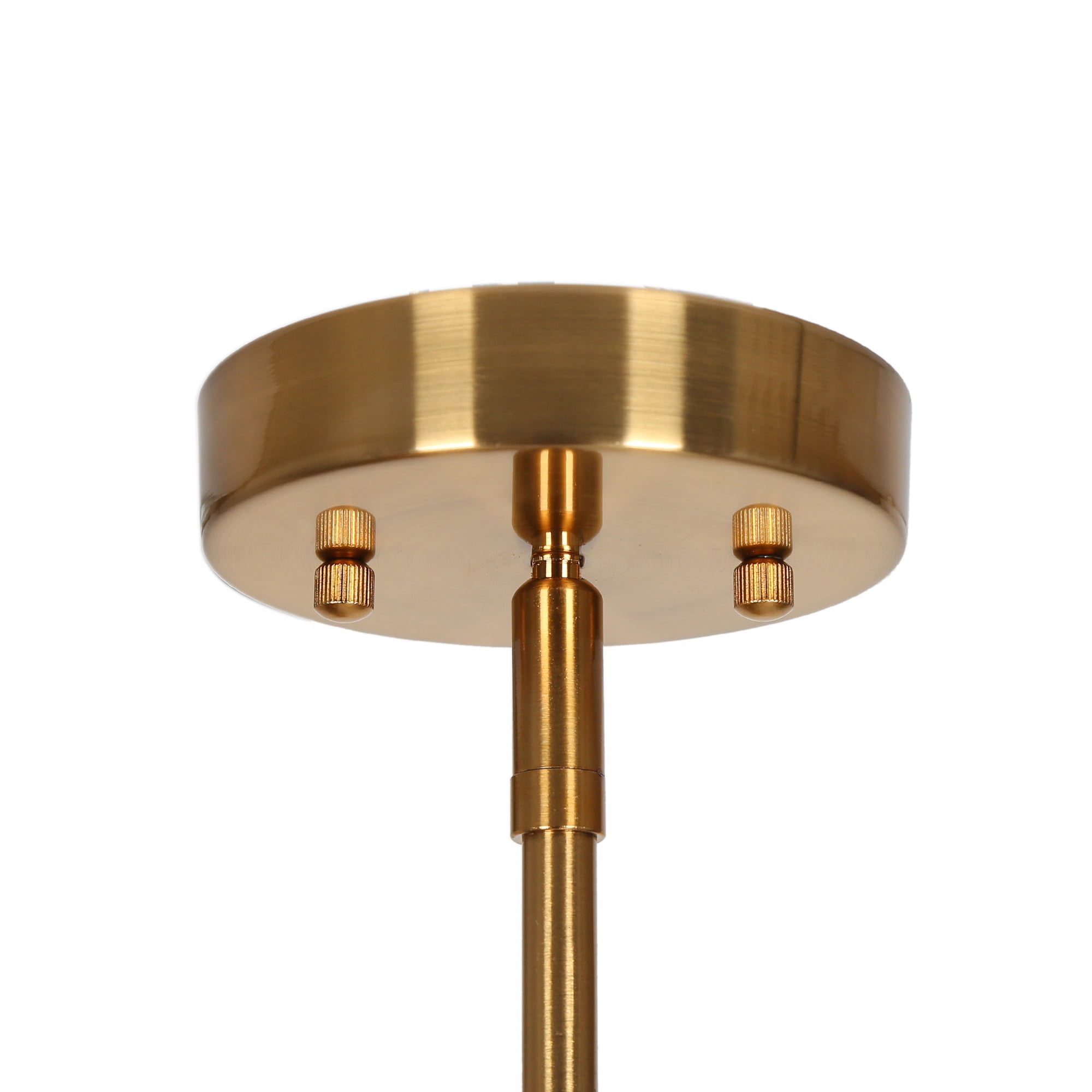 LNC Quoridan 3-Light Polished Gold Modern/Contemporary Led Chandelier