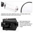 thumbnail image 2 of Peahefy 2Pcs Motorcycle Modified Folding Handlebar Rearview Mirror Reflective Side Mirrors 22mm, Folding Rearview Mirror, Handlebar Rear View Mirror, 2 of 8