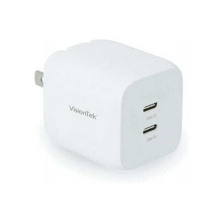 UPC: 0810078051268 | VisionTek 45W GaN II Power Adapter – 2 Port 901535