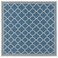 thumbnail image 2 of SAFAVIEH Beach House Wendy Geometric Indoor/Outdoor Area Rug, Blue/Ivory, 6'7" x 6'7" Square, 2 of 16