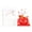 Red, variant on Riousery Lucky Fortune Cat Waving Arm Statue ABS Solar Powered Light Induction Wealth Welcoming Figurine Decoration for Home Car Office Desk Housewarming Gift 4.53 inches / 11.5 cm Red