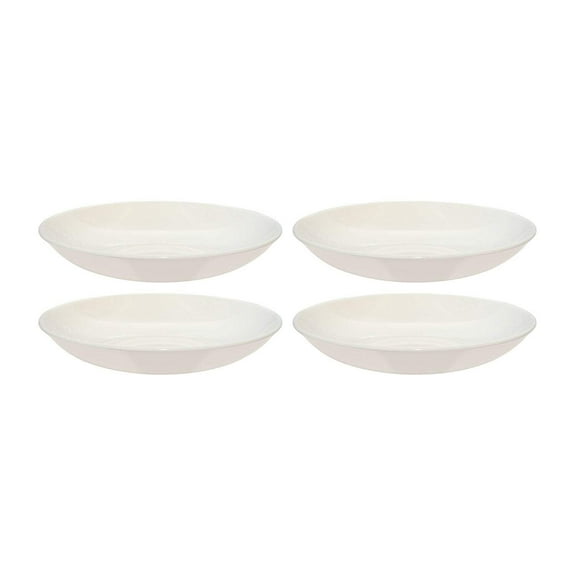 Gourmet dia.9" h:2" 34 oz. Round Warm White Porcelain Bowl (Set of 4)