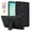 Black, variant on Case for Samsung Galaxy Tab A11+ 11.0" 2025/A9+ 2023, Slim Premium PU Leather Tablet Cover with Flexible TPU Frame, Hidden Adjustable Kickstand Heavy Duty Protection Shock-Absorbing Case, Winered