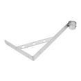 thumbnail image 4 of Support de Tringle de Placard en Acier Inoxydable Gain de Place Support de Tringle Mural Multifonctionnel Design Triangle, 4 of 8